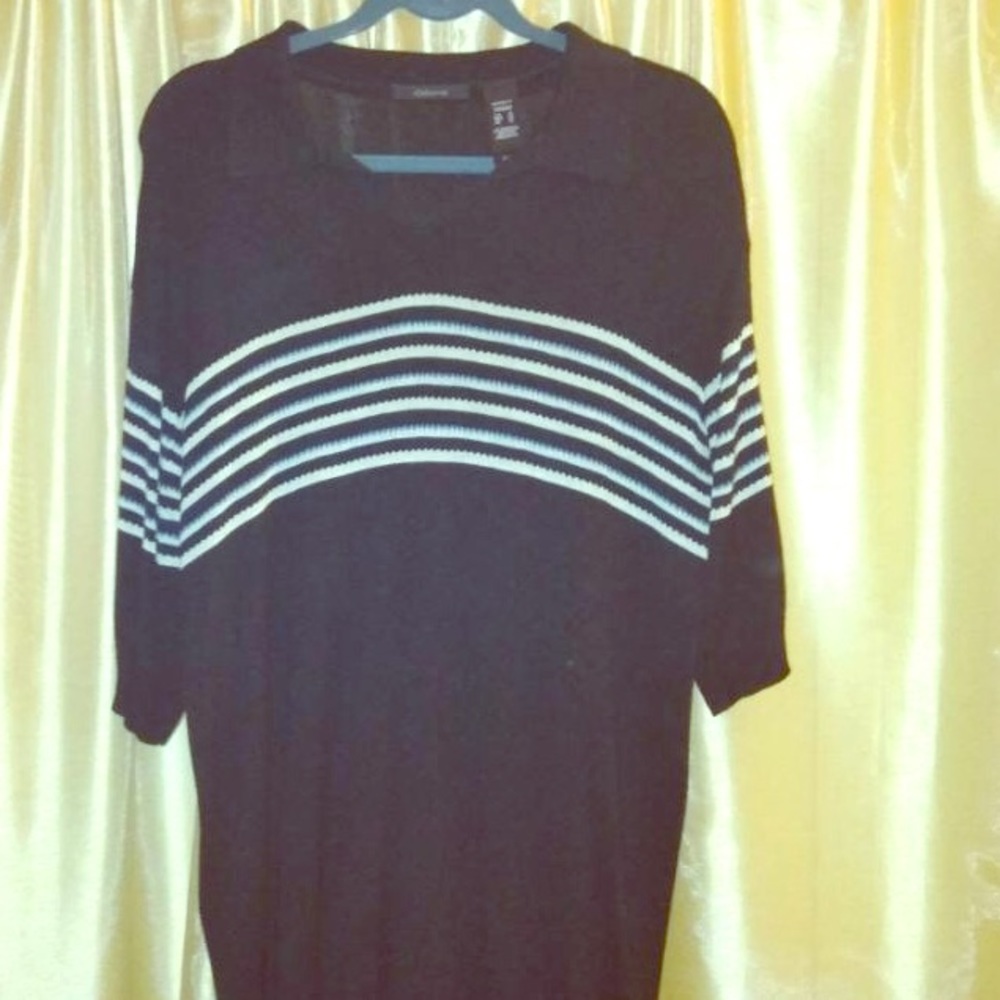 Men’s strip modern fit Claiborne casual wear XL.